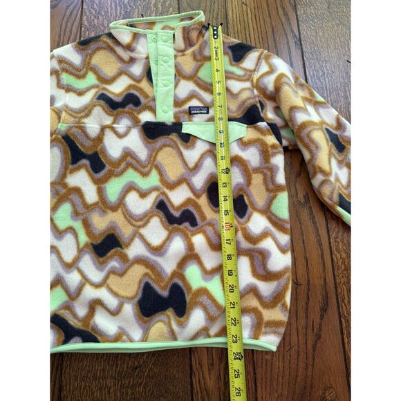 Patagonia Kids Lightweight Synchilla Snap-T Pullover Small Current XXL (16-18) N - Picture 4 of 5